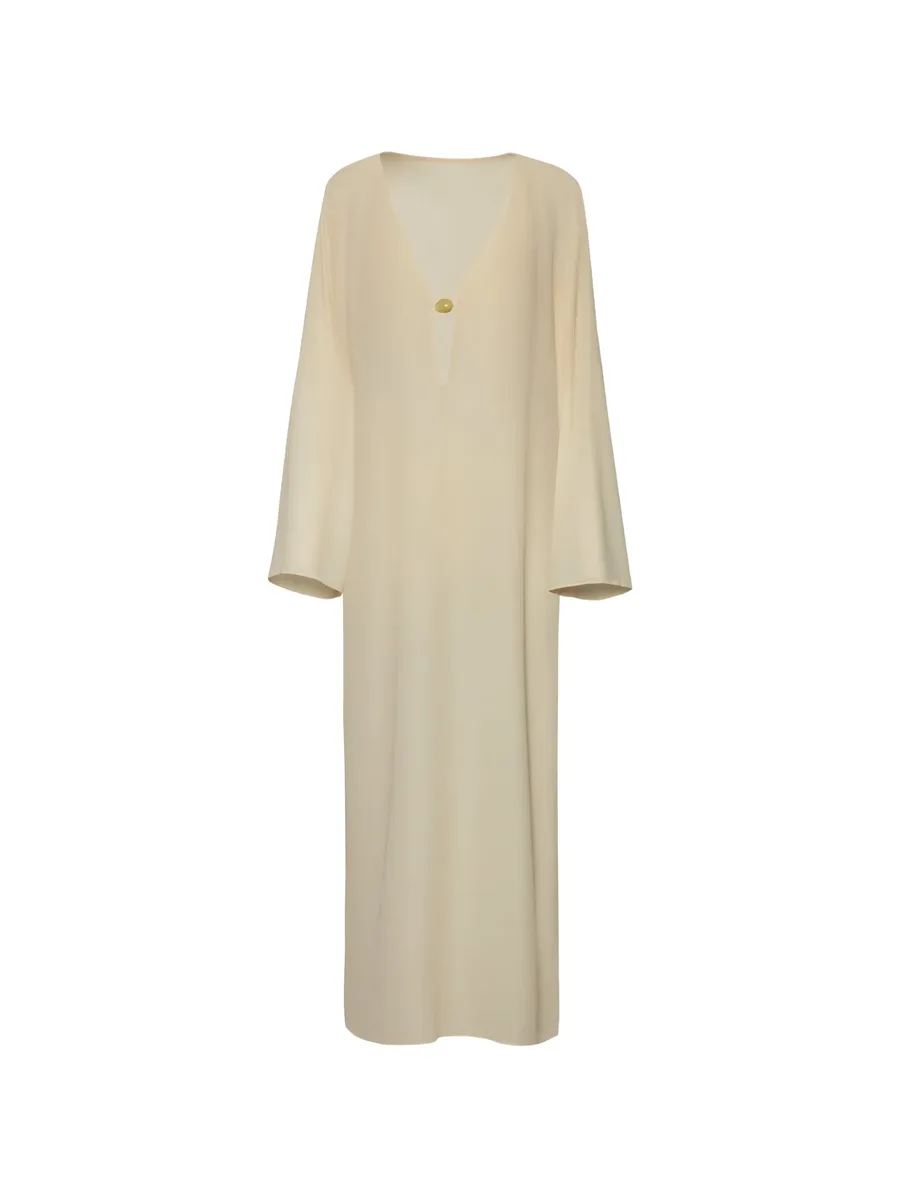 Luna bell-sleeves cut-out maxi cover-up 1