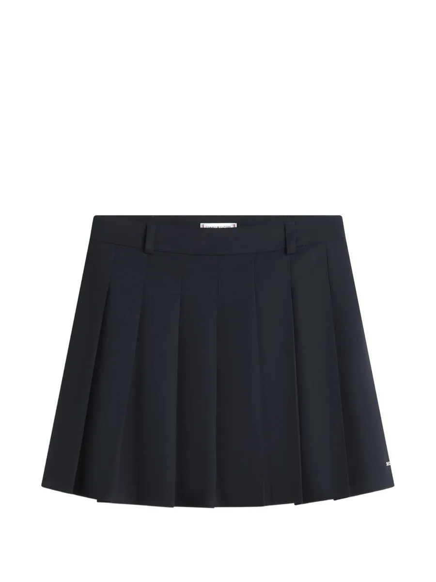pleated mini skirt 1