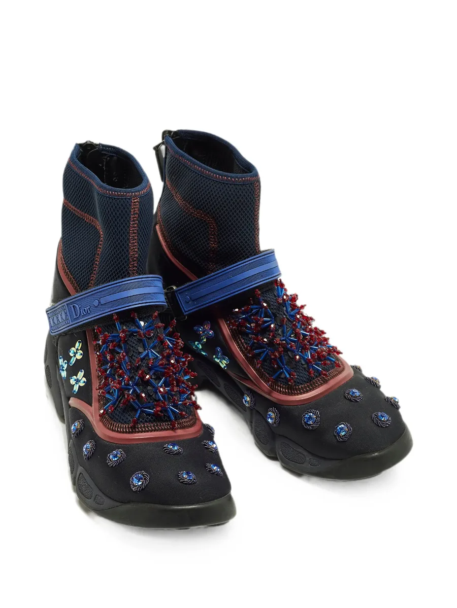 Fusion crystal-embellished high-top sneakers 9
