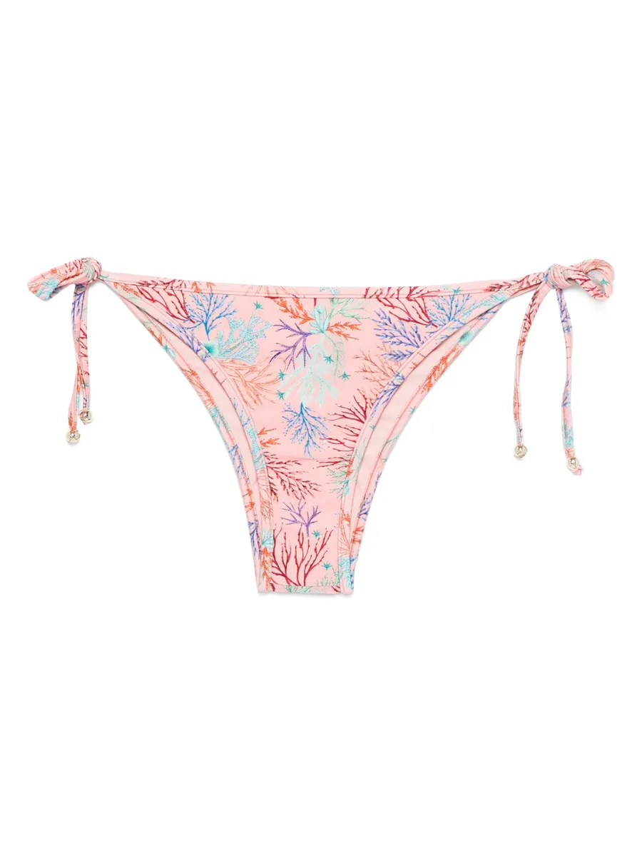 tie print bikini bottom 1