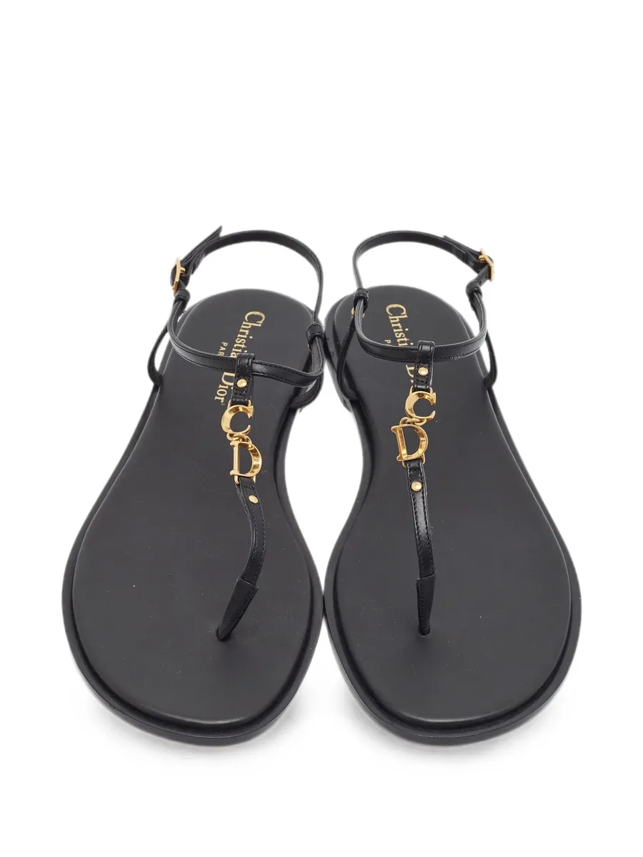 C'est ankle-strap thong ballet flats 3