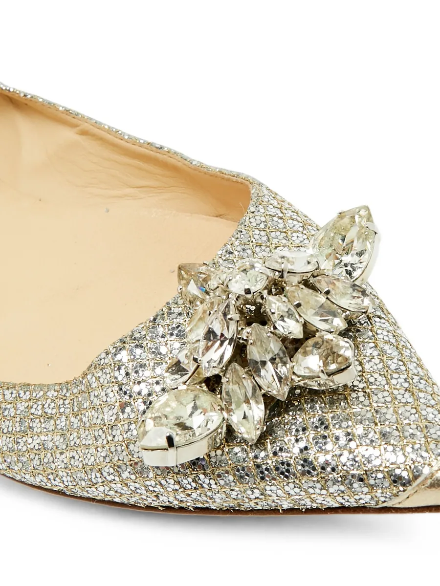 crystal-embellished ballet flats 5