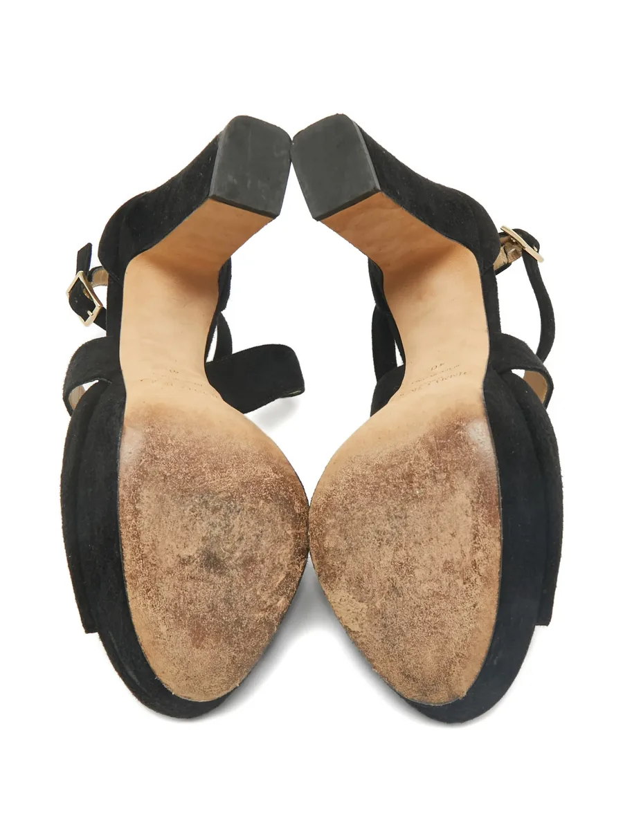 April crossover-strap sandals 5