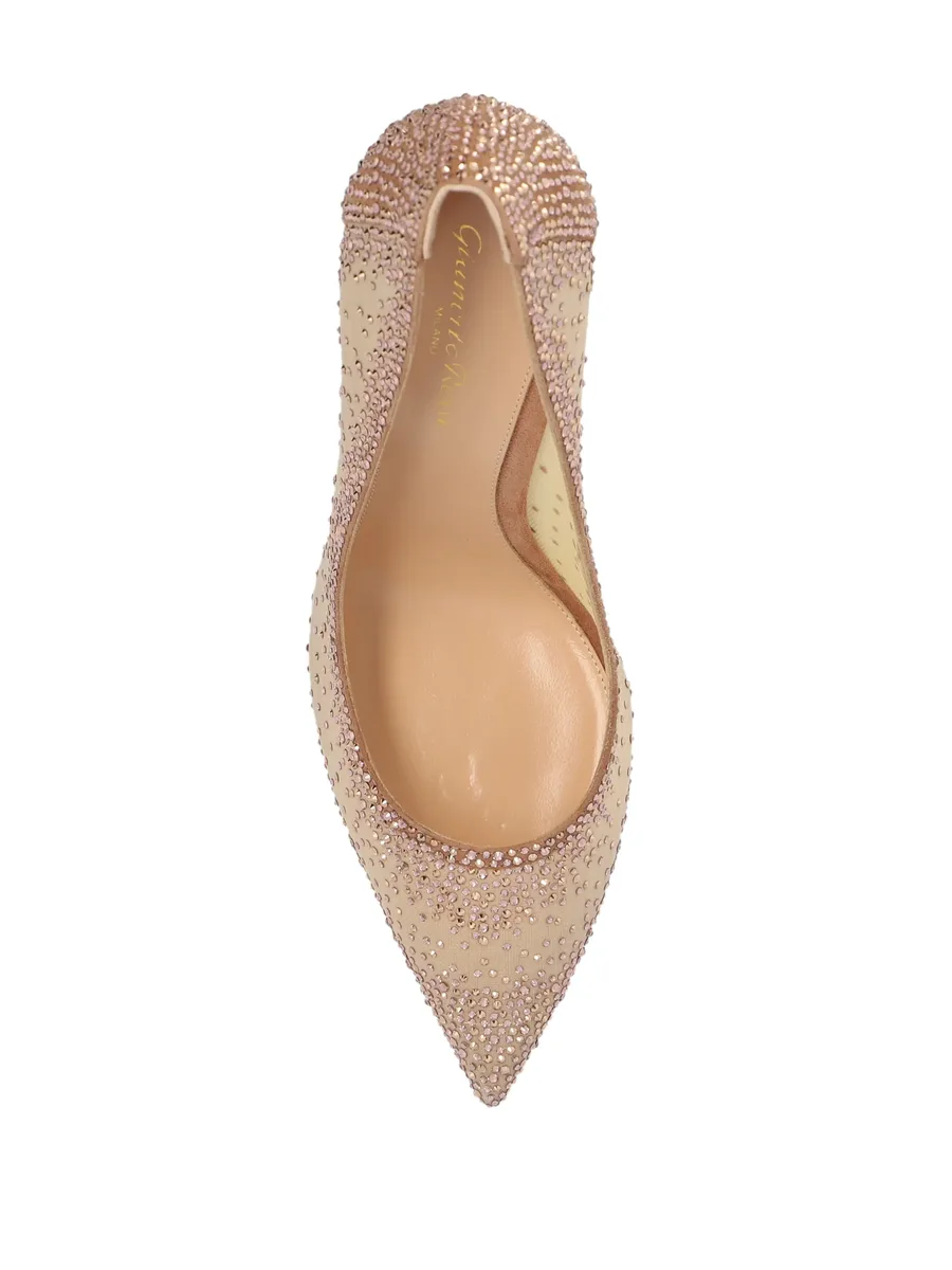 Rania 100mm leather pumps 5