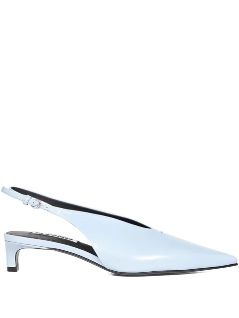 adjustable strap pointed pumps