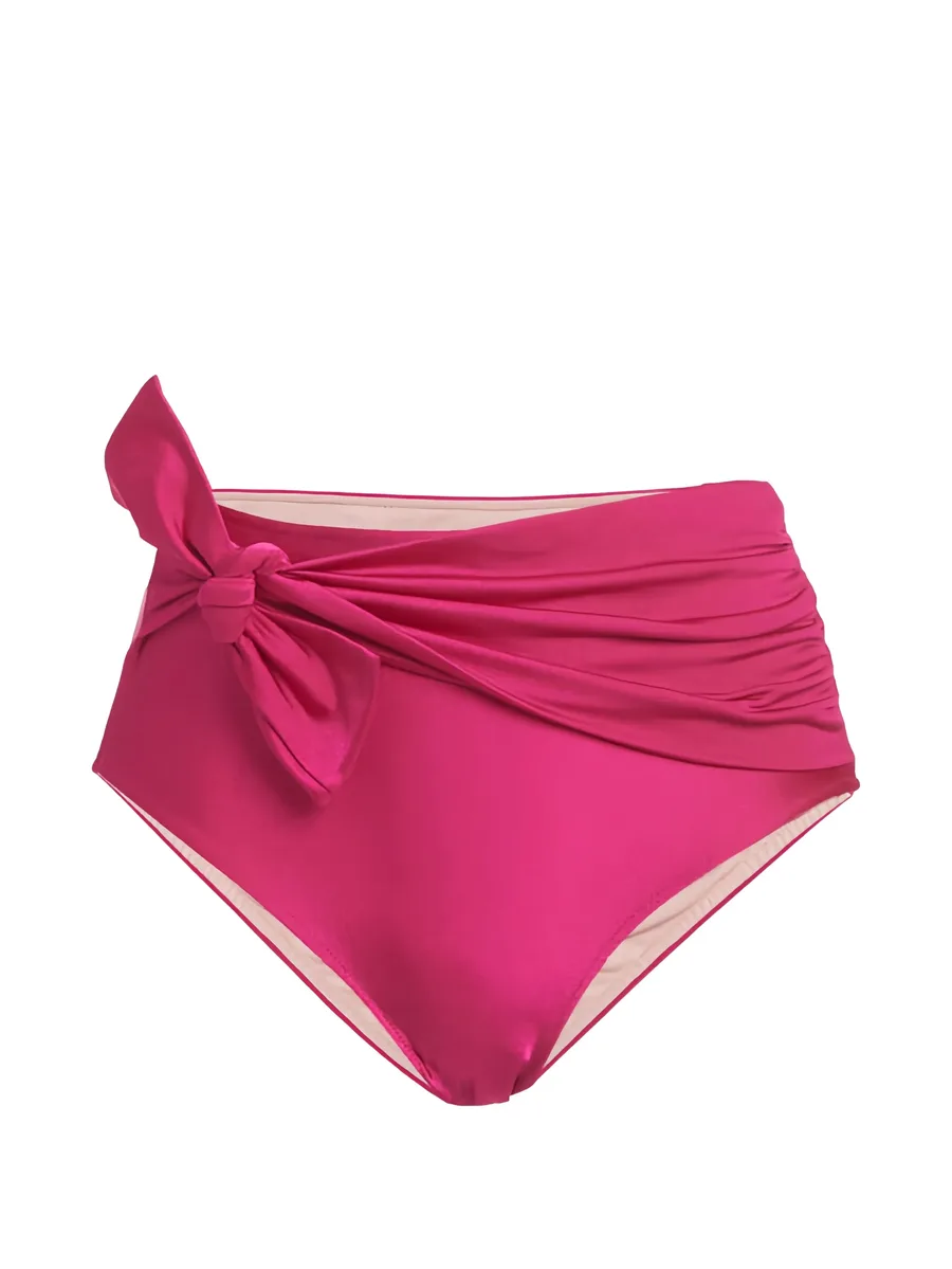 high-waisted tie bikini bottoms 1