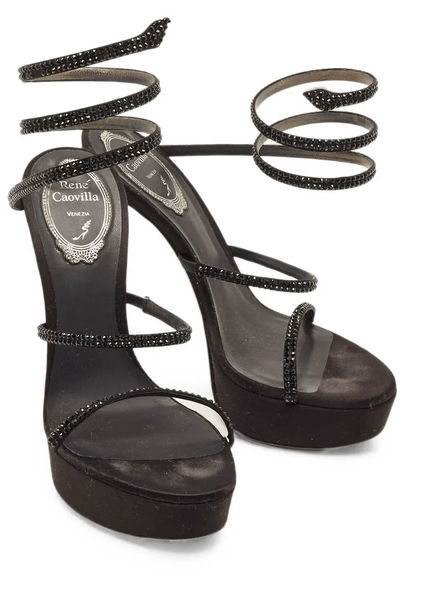 Cleo crystal-embellished sandals 5