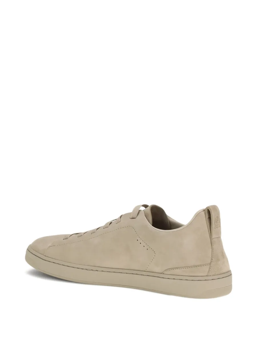 lace-up suede sneakers 9