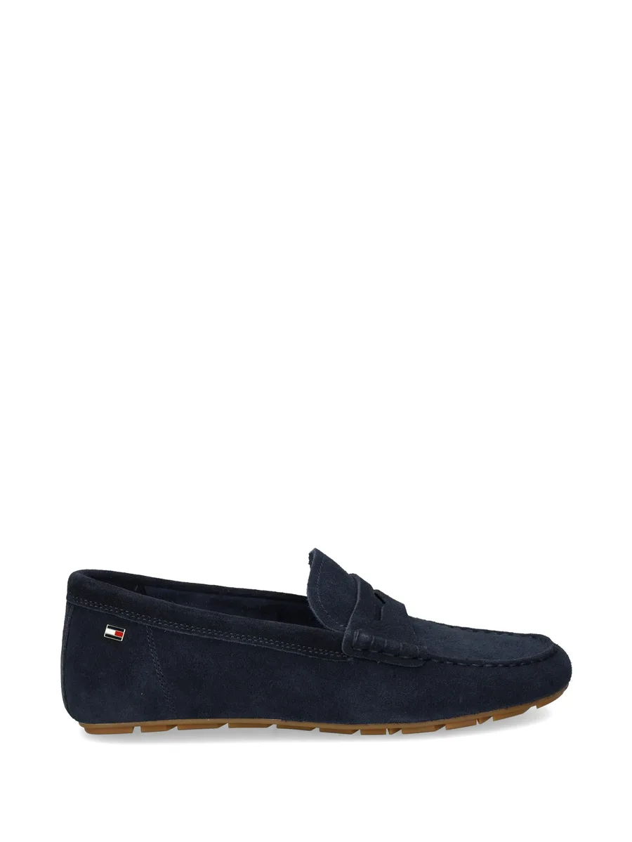 suede penny leather loafers 2
