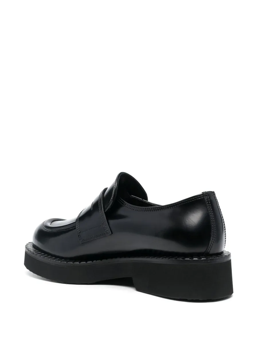 chunky leather lug loafers 5