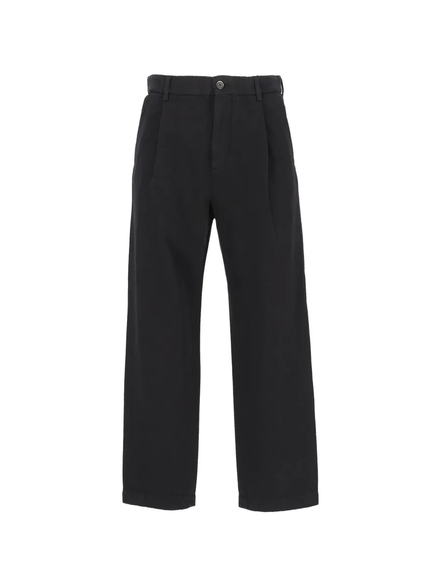 Mazengo cropped pleated trousers 1