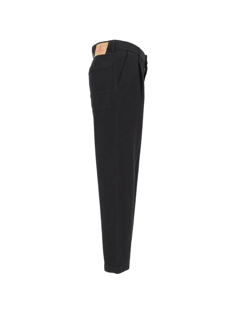 Mazengo cropped pleated trousers 3