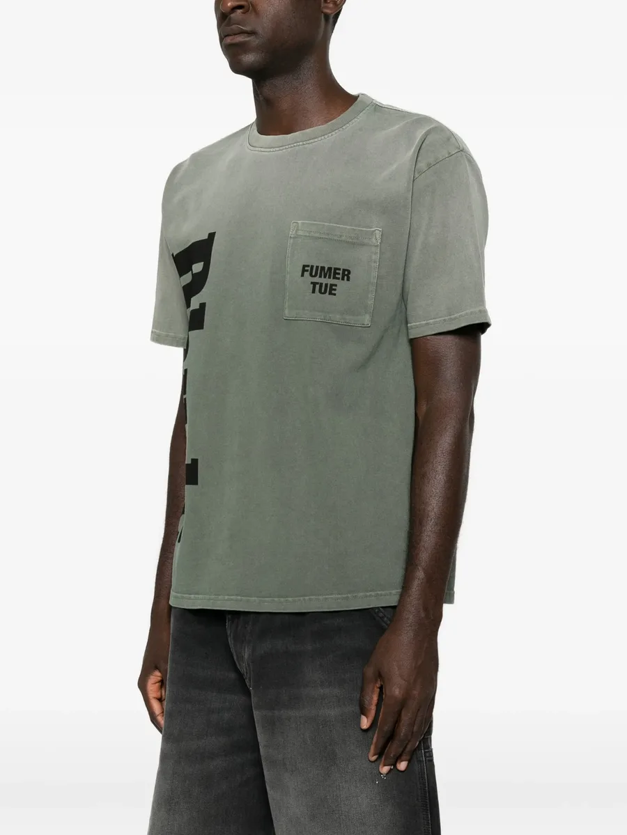 logo-print pocket T-shirt 3