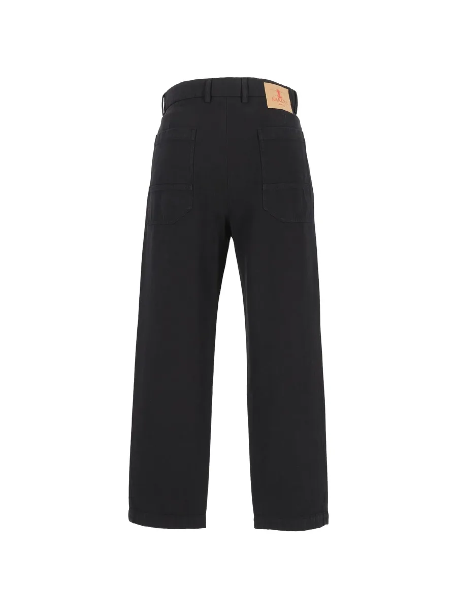 Mazengo cropped pleated trousers 2
