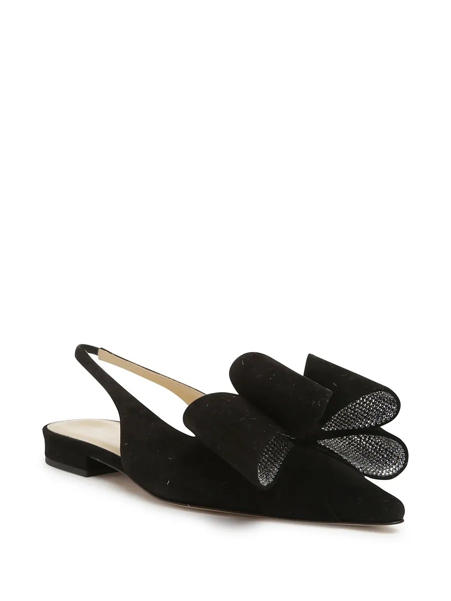 bow-detail leather ballerinas 4
