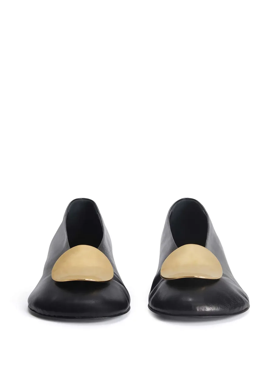 decorative-plaque ballerina shoes 7