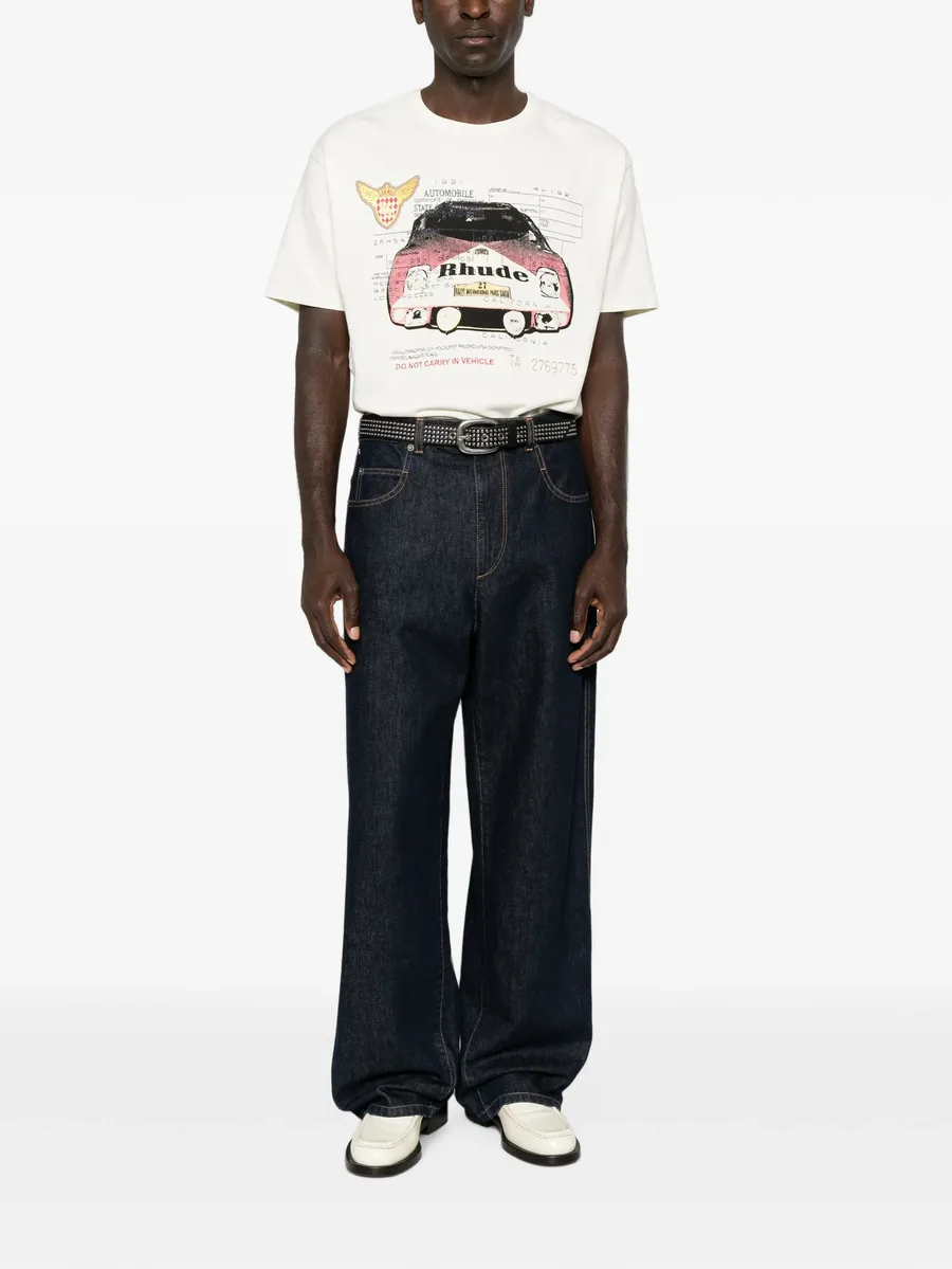 Slip graphic-print T-shirt 2