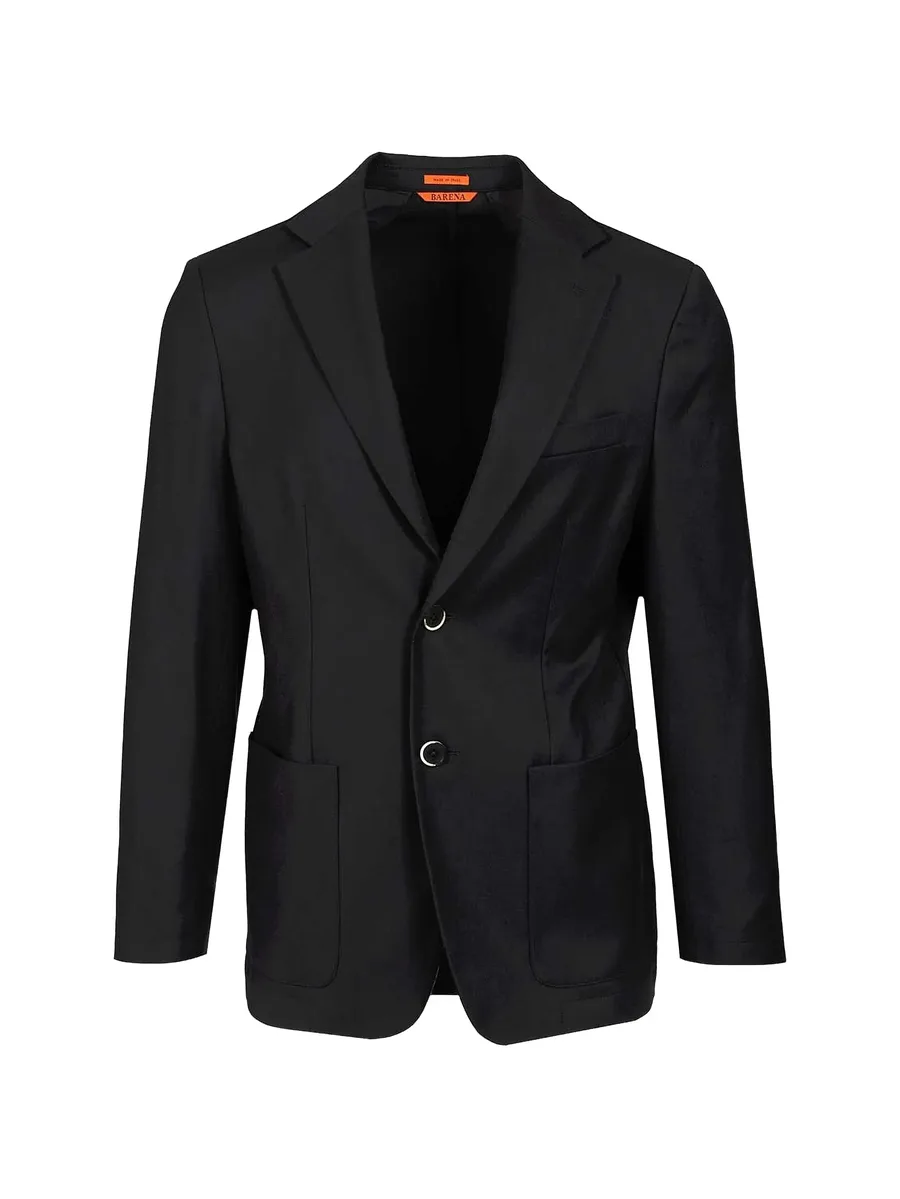 Borgo Flan single-breasted notched-lapel blazer 1