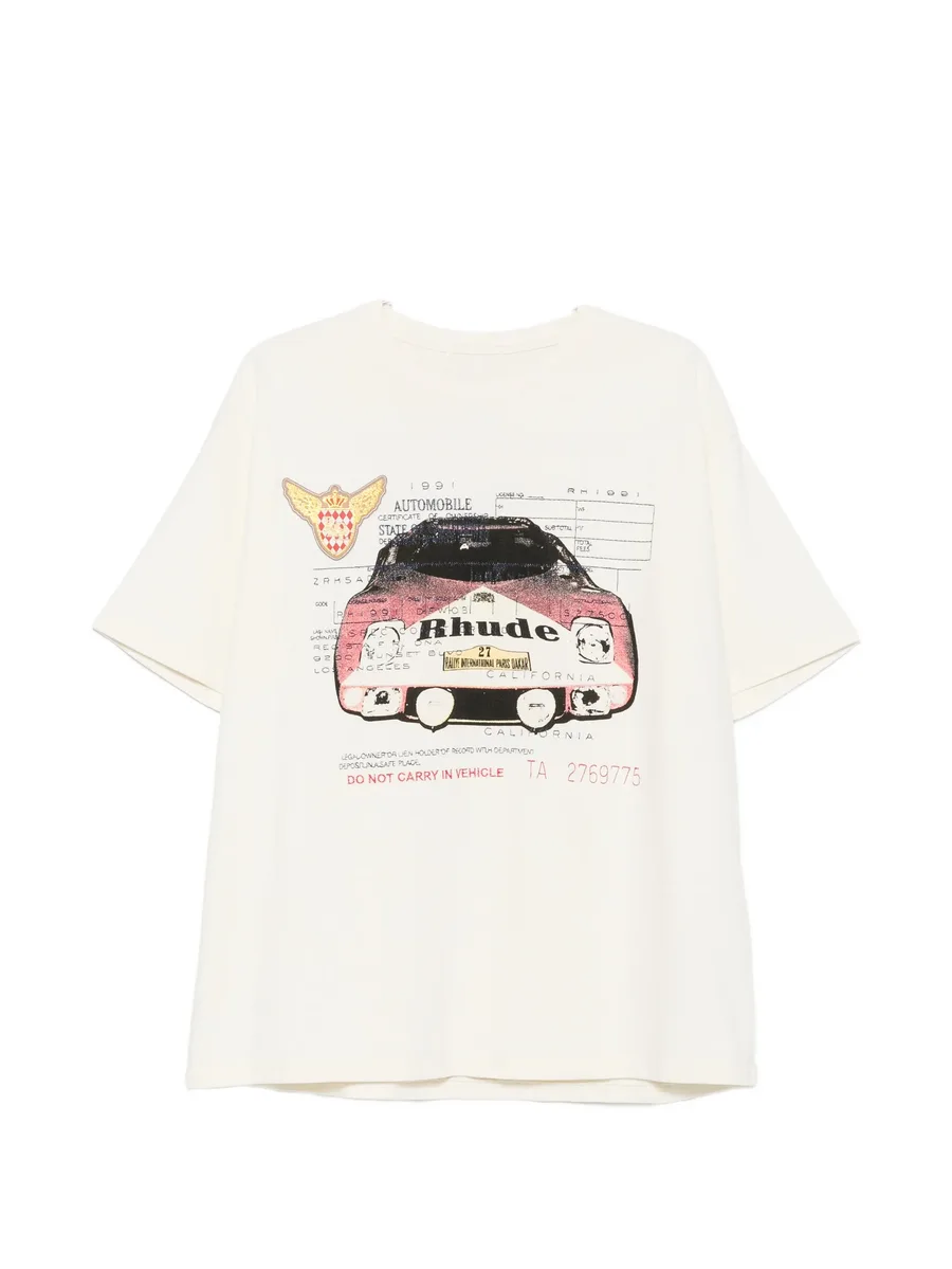 Slip graphic-print T-shirt 1
