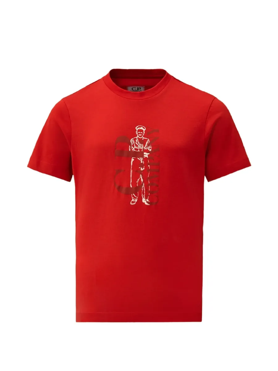 graphic-print logo-print T-shirt 1
