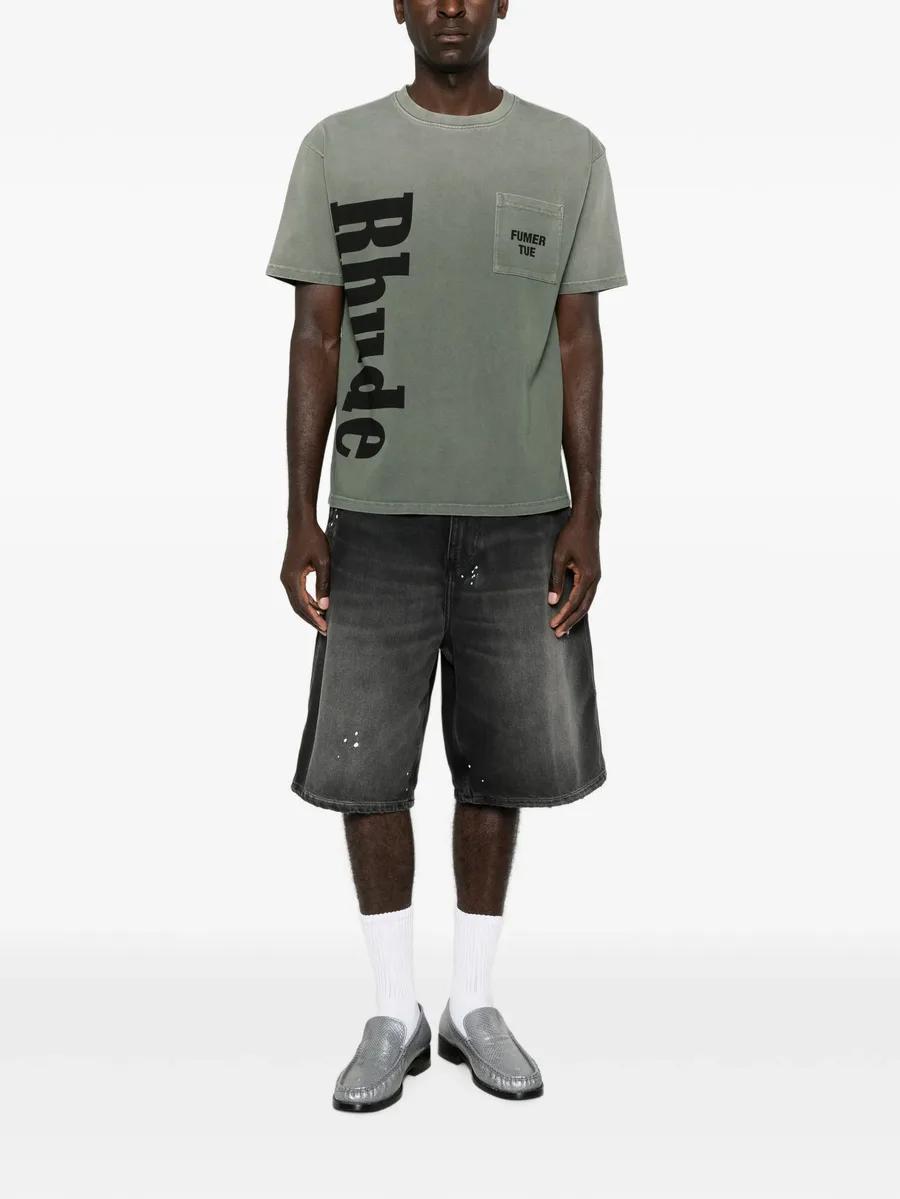 logo-print pocket T-shirt 2