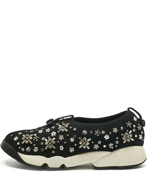 crystal-embellishment sneakers