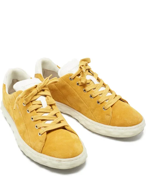 Diamond suede sneakers