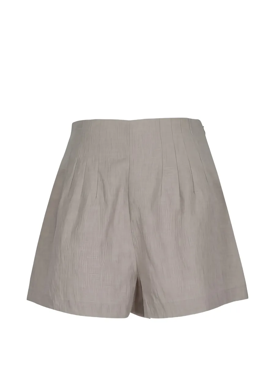 pleated shorts 1