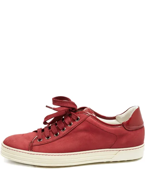 leather sneakers