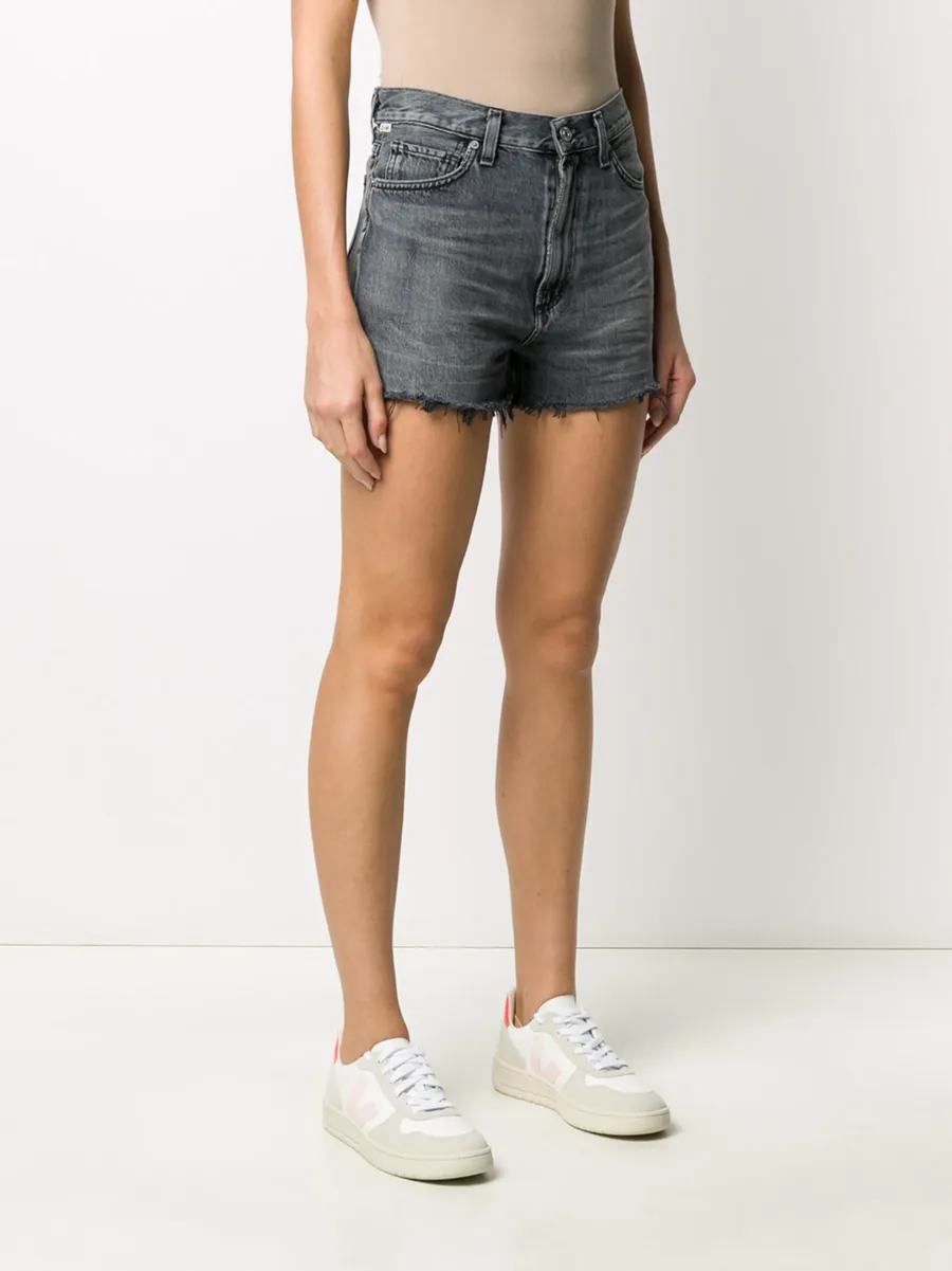 Kristen organic cotton denim shorts 5