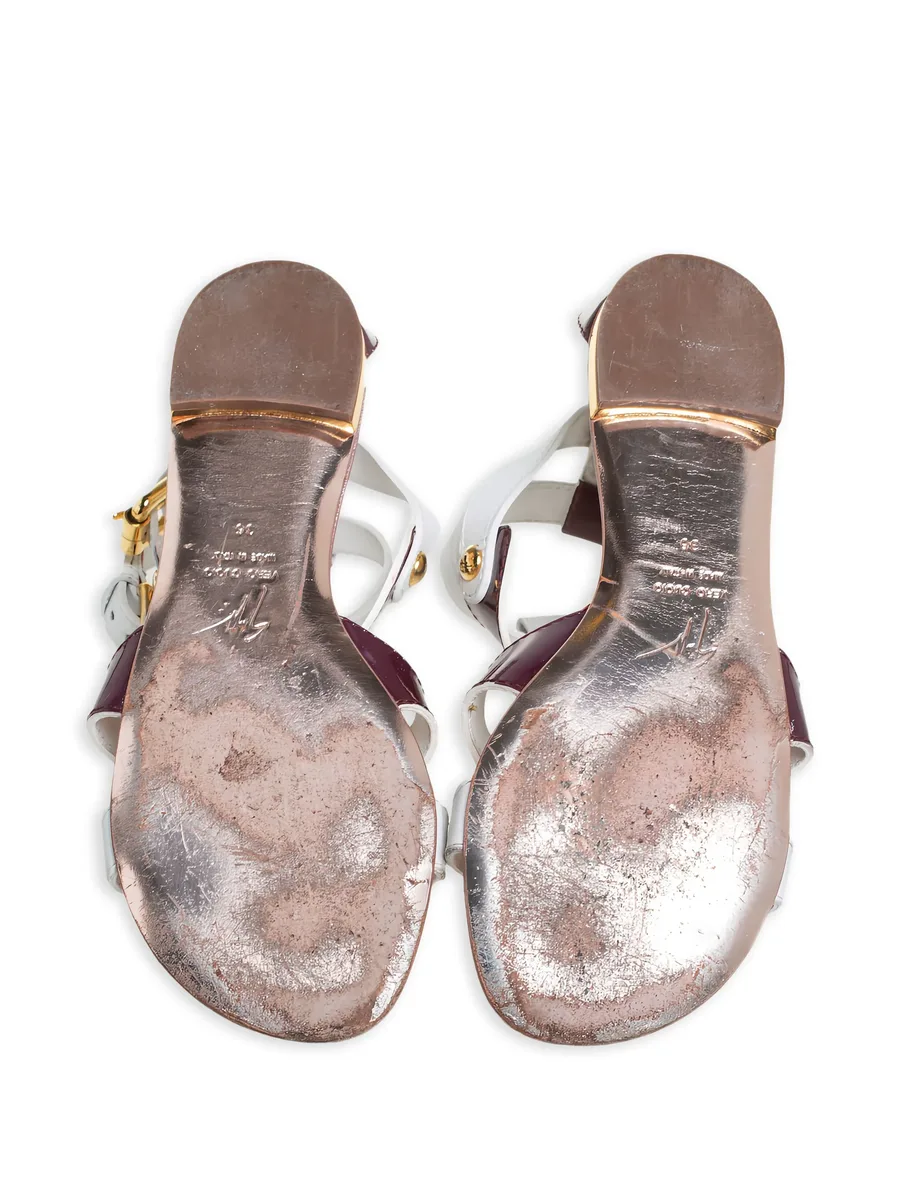 pre-owned buckle-embellished sandals 9