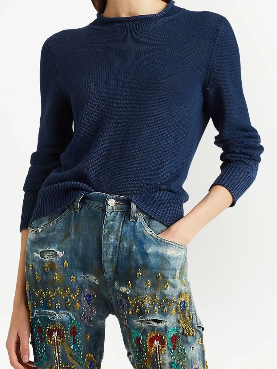 mock neck jumper 8