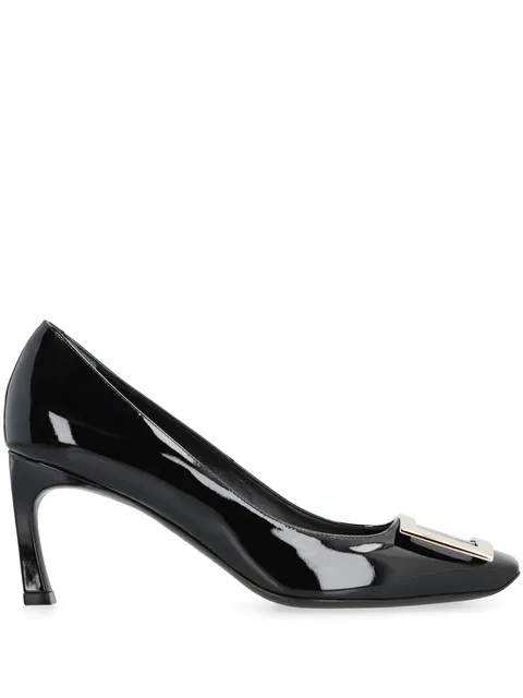Belle Vivier Trompette patent leather pumps