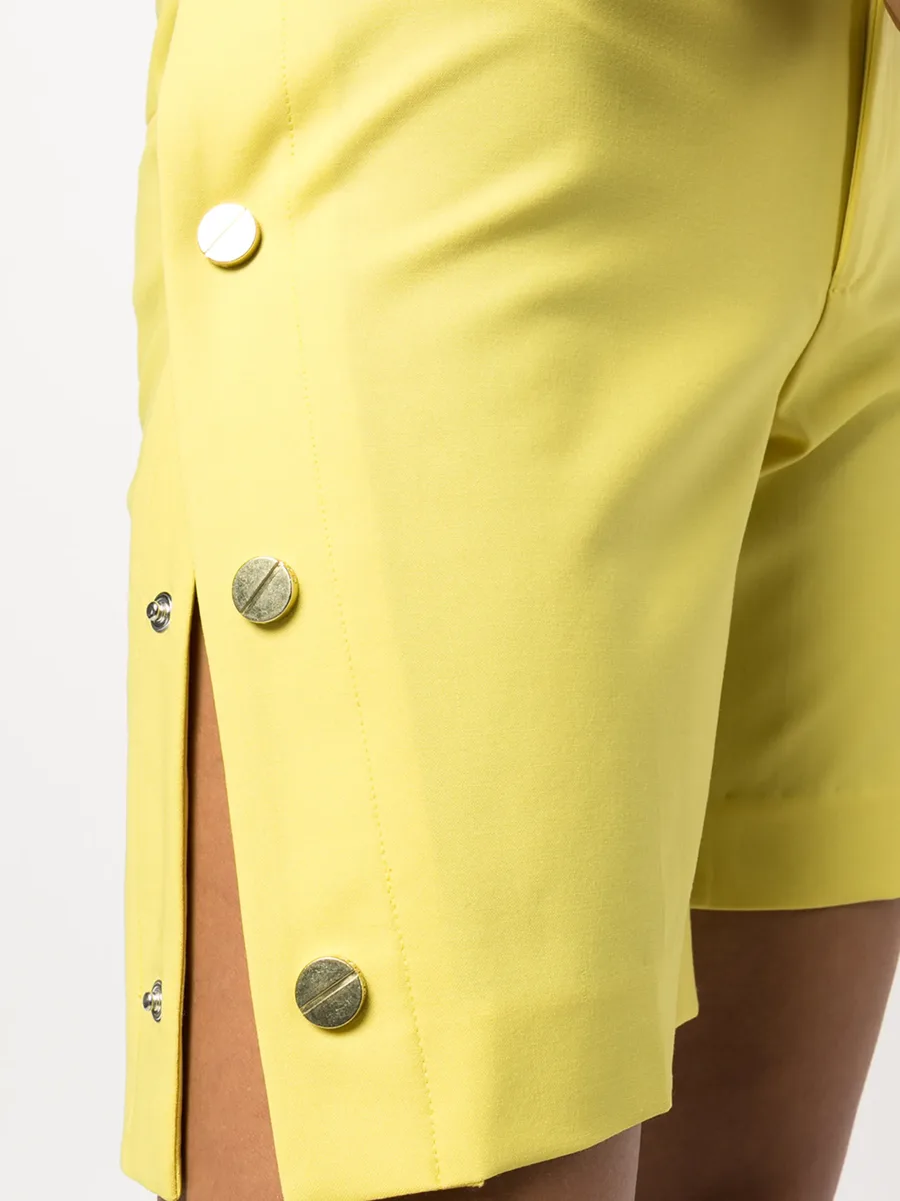 side-button tailored shorts 9