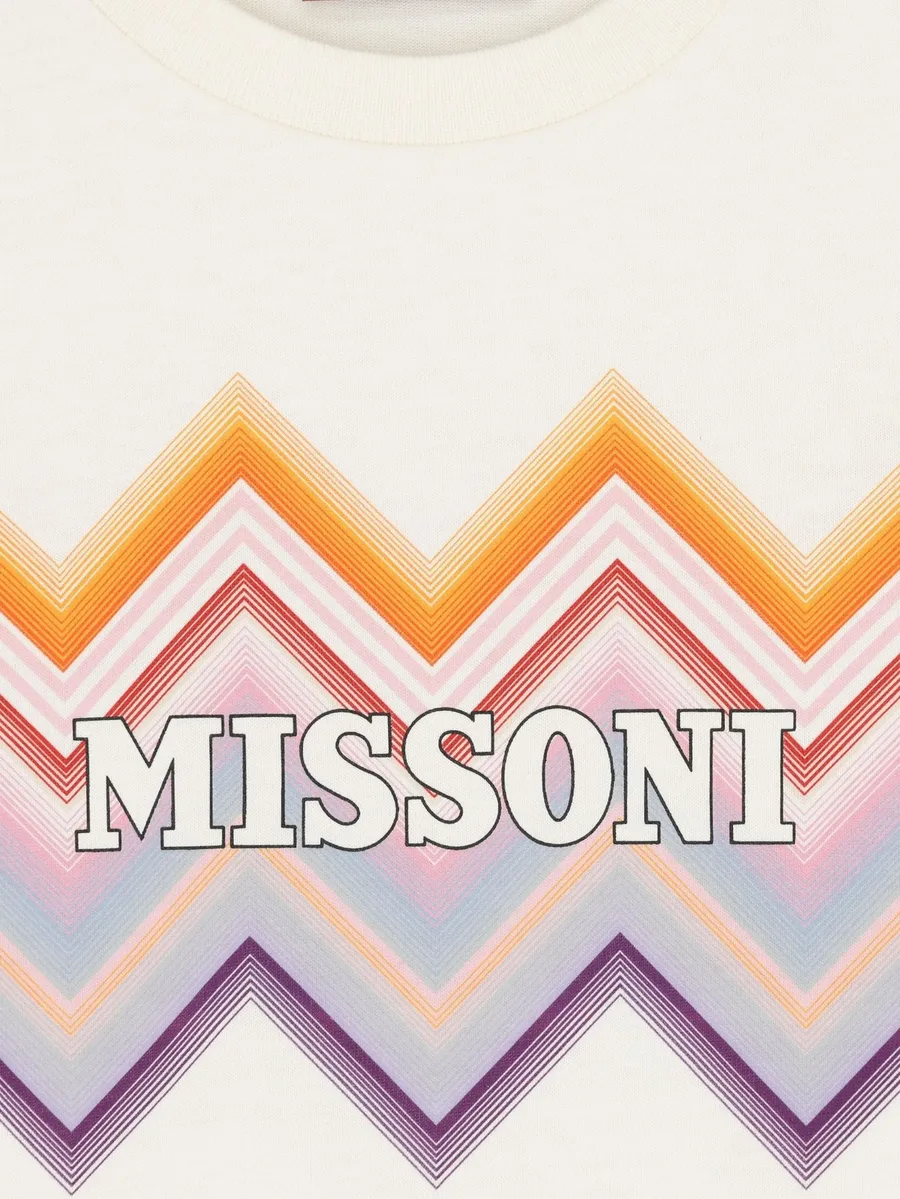 zigzag and logo-print dress 3