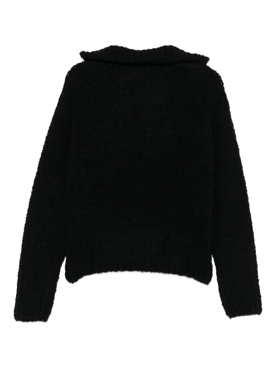 long-sleeve textured sweater 3