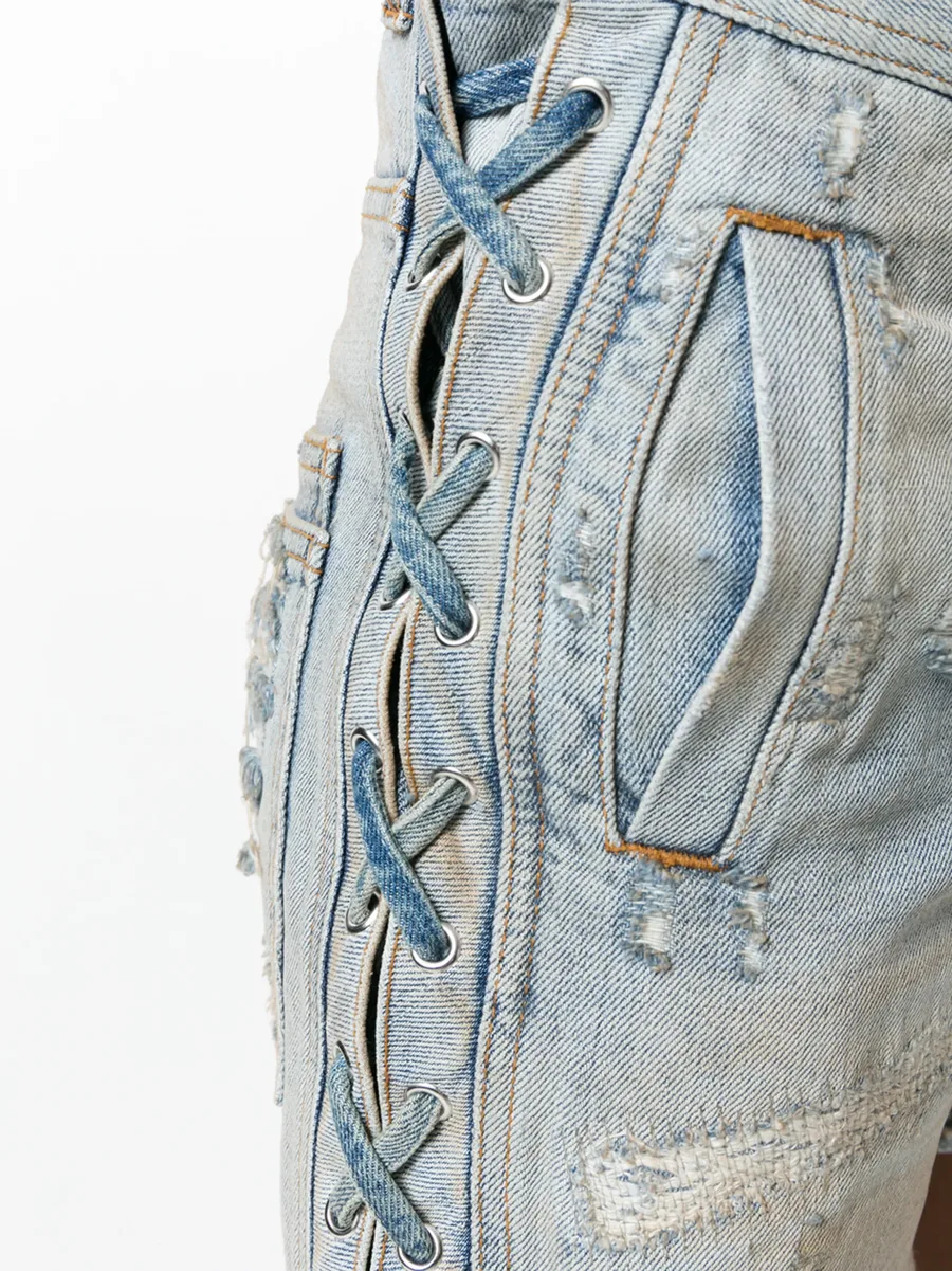 distressed denim shorts 9