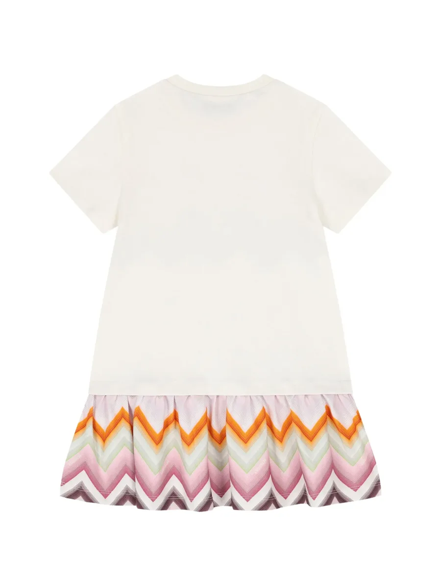 zigzag and logo-print dress 2