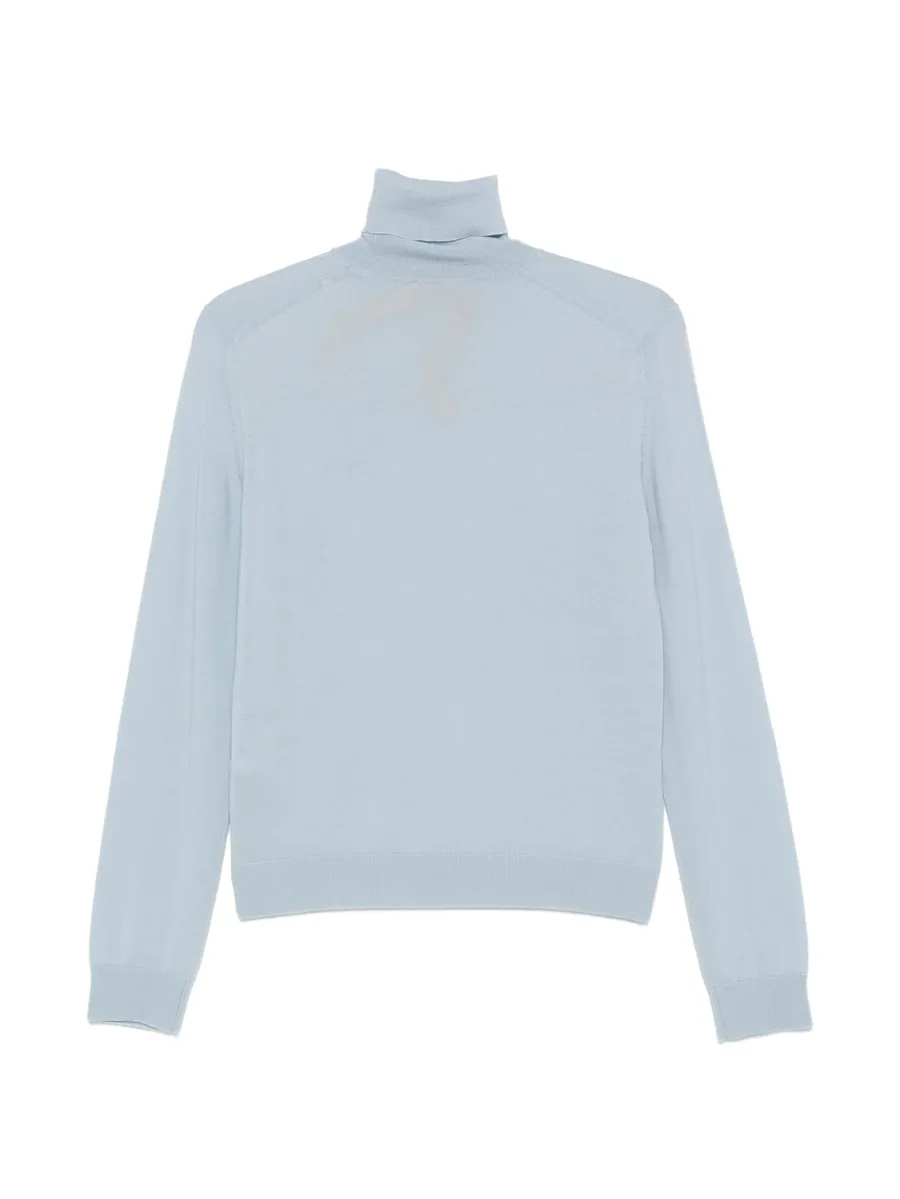 logo-patch turtleneck sweater 3