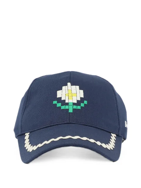 Pixel Daisy twill cap