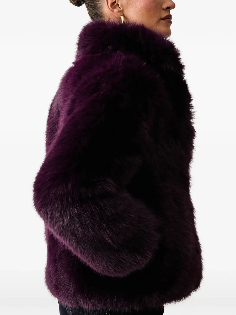 faux-fur oversized-fit jacket 4