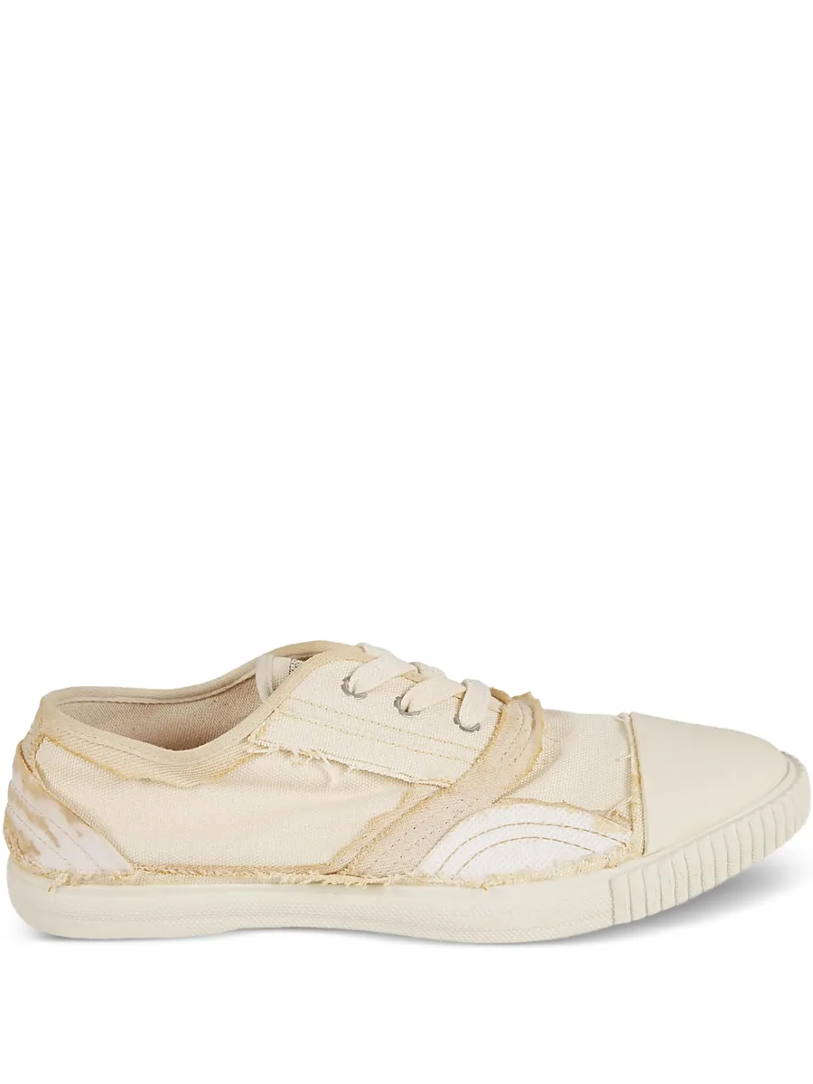 frayed-detail sneakers 2