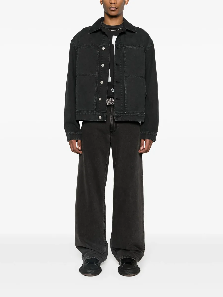 buckle-detail shirt jacket 3