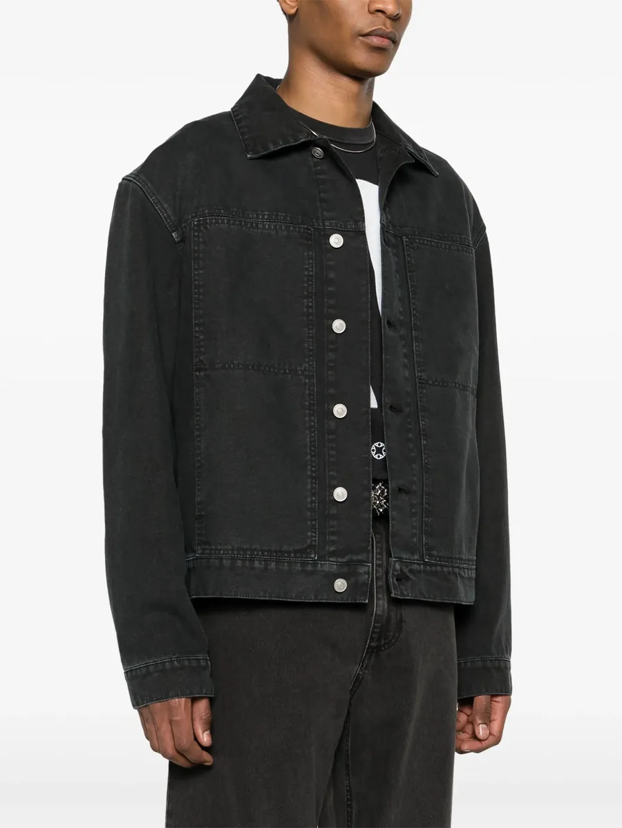 buckle-detail shirt jacket 6