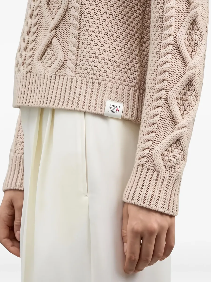 Tracy Ws cable-knit sweater 5