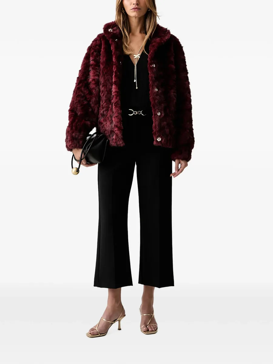 faux-fur high-neck jacket 2