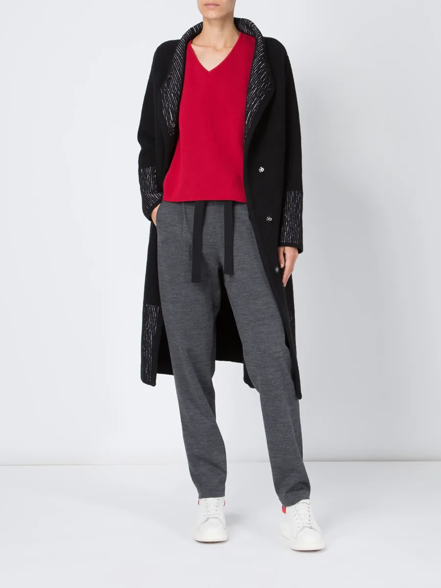 MAISON ULLENS SWE027SWE 466 ROSSO  Cashmere 3