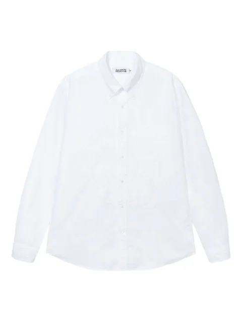 Mind Games logo-embroidered button-up shirt