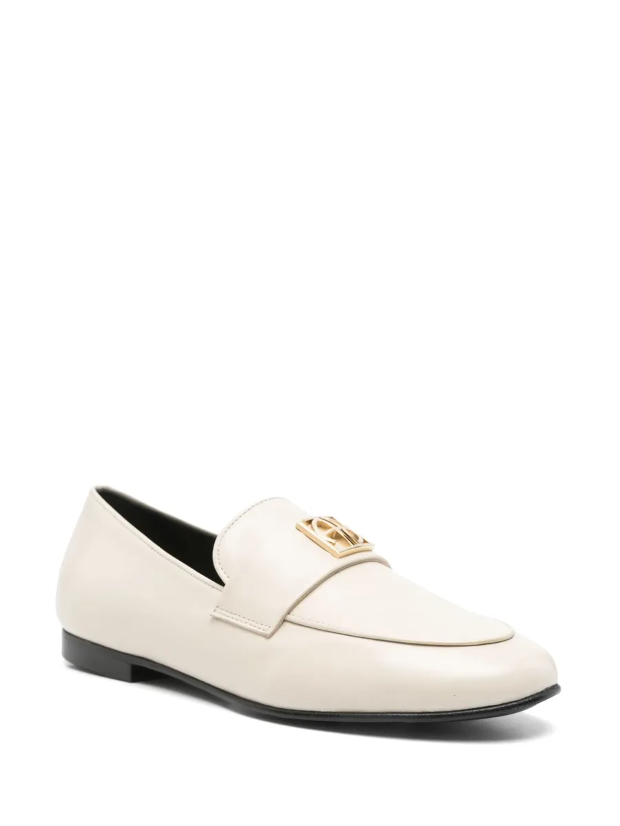 logo plaque loafers 3