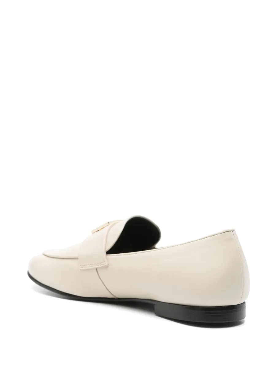 logo plaque loafers 6